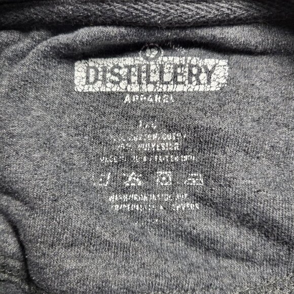 Distillery Apparel Women's Hoodie Size L Gray Pull Over - Picture 5 of 5